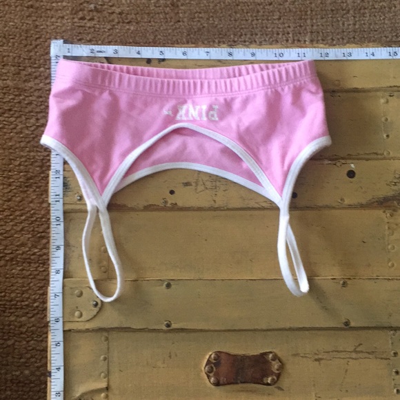 VS PINK VICTORIAS SECRET BRAND  STRETCH SPORTS BRA TOP ATHLEISURE LOUNGE TOP XS - Picture 7 of 8